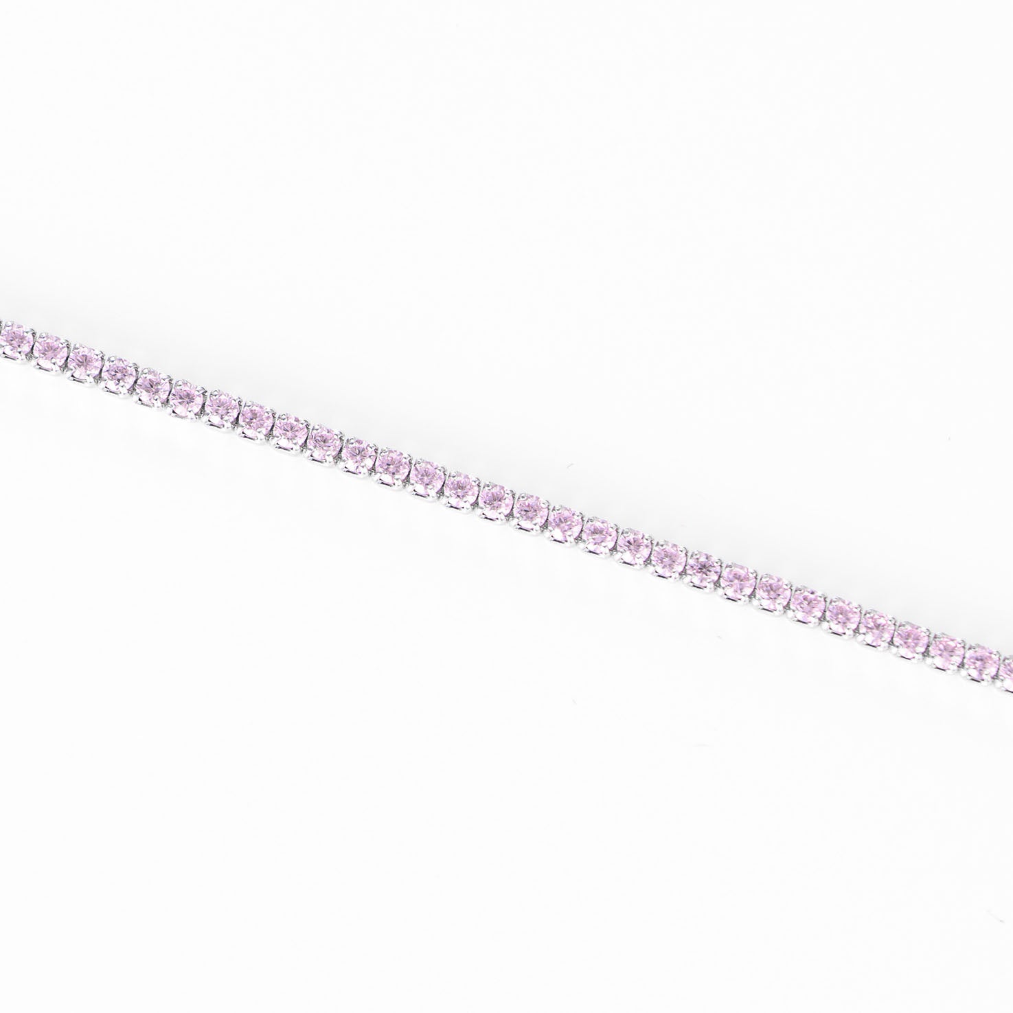 Bratara argint 925 Tennis Zirconia Elegant Pastel Pink  Maison la Stephanie   