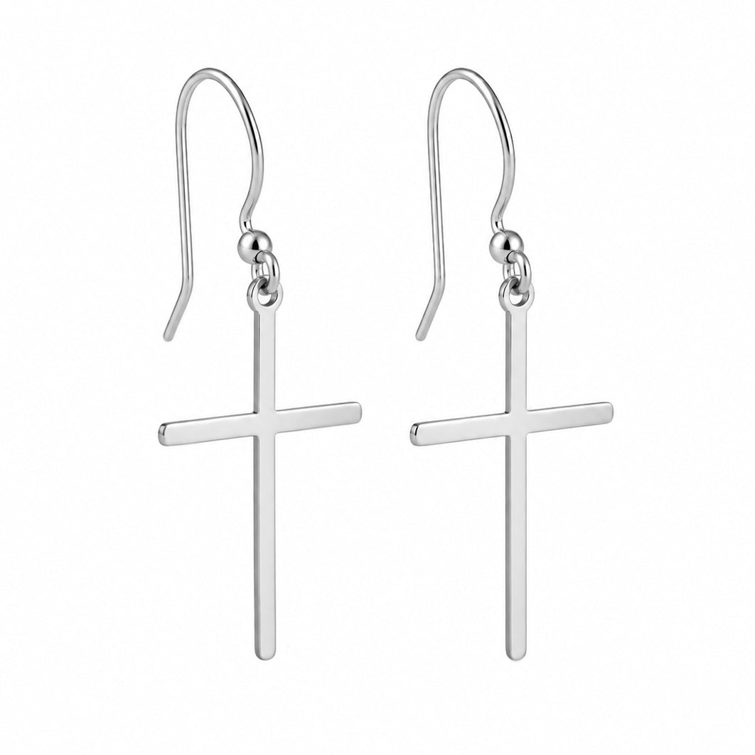 Cercei Cruce Statement din Argint 925 cu design modern Maison La Stephanie