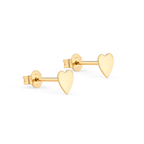 Cercei din aur 14K cu inimioară – bijuterie fină și elegantă, cadou ideal pentru iubită, fiică sau prietenă, Maison La Stéphanie.