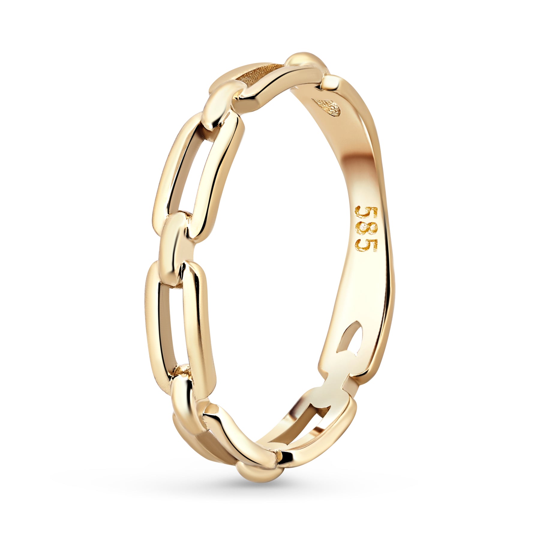 inel aur 14k model lant bijuterie moderna eleganta cadou femei design versatil maison stephanie