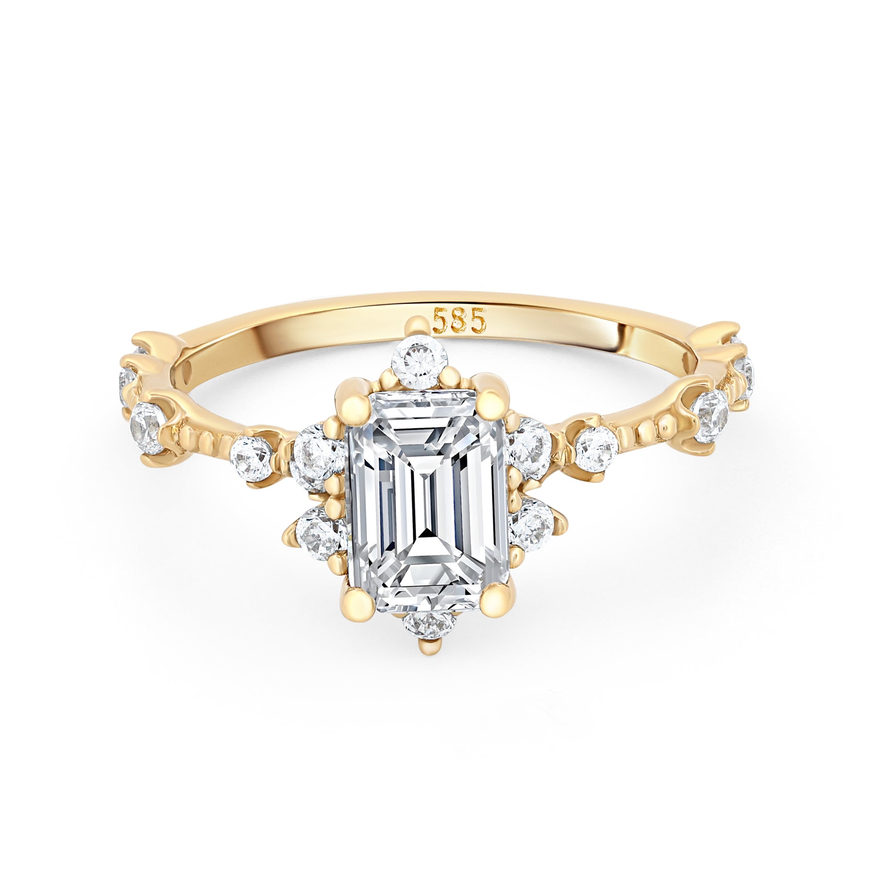 Inel Eternal Promise din aur de 14K