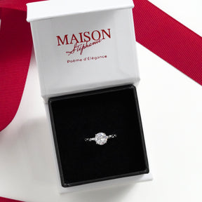 Luxury Diamond silver RING, Maison Stephanie