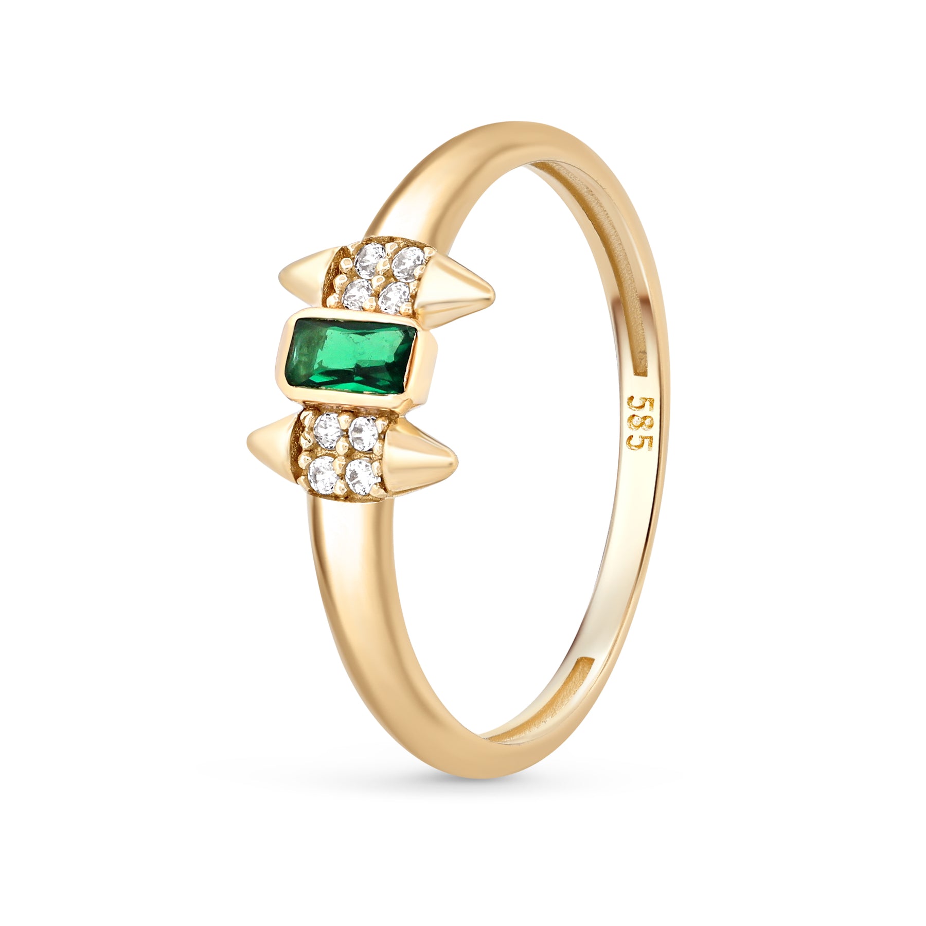 inel aur 14k design curajos si delicat simbol al fortei feminine bijuterie eleganta cadou pentru femei moderne