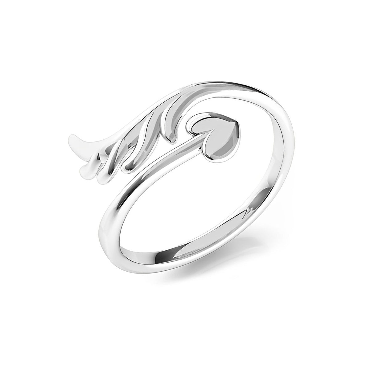 Inel Wings of Love din argint 925, model reglabil cu inimă și aripi – bijuterie elegantă Maison La Stéphanie, simbol al iubirii și al protecției. Ideal pentru cadouri speciale.