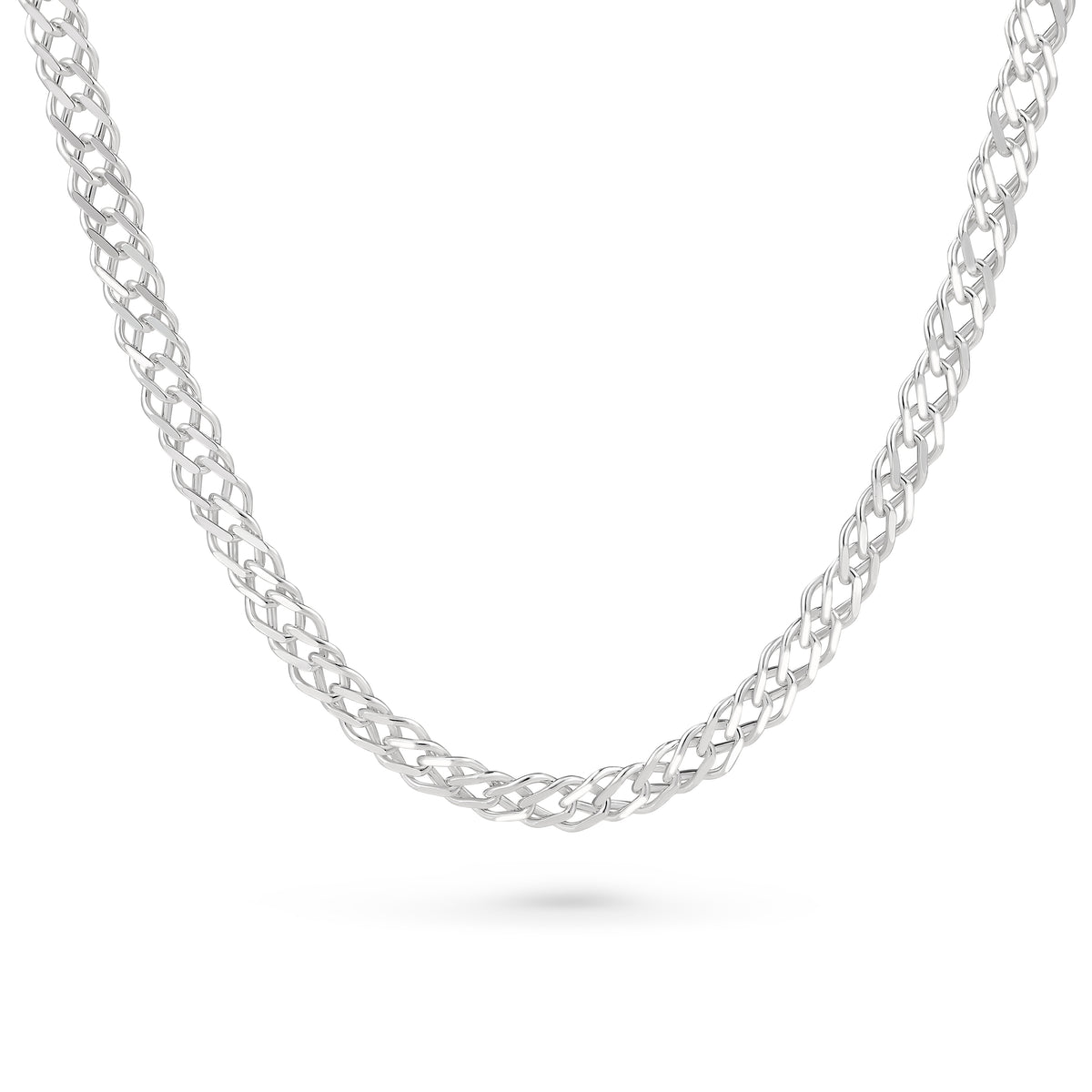 Lanț bărbătesc gros din argint 925, model statement de 50 cm, ideal pentru cadou, marca Maison La Stéphanie.