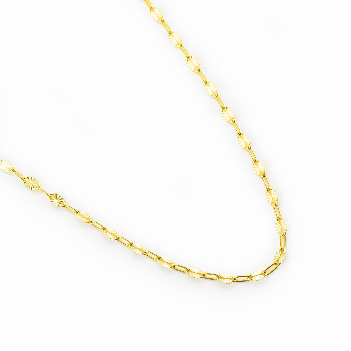 lantisor finut din argint placat cu aur Maison la Stephanie