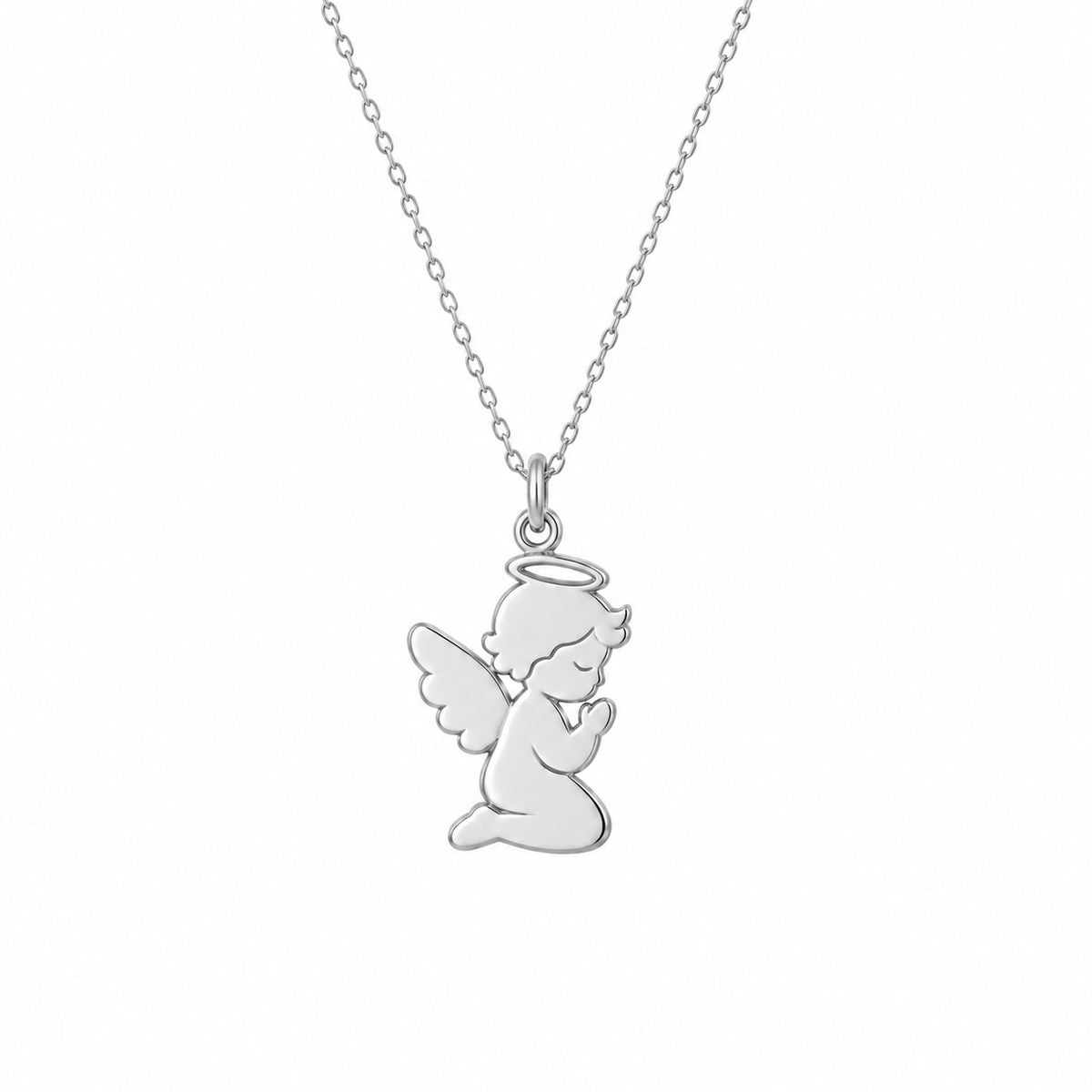 Lantisor LITTLE PRAYER din Argint 925 cu pandantiv ingeras rugandu-se Maison La Stephanie