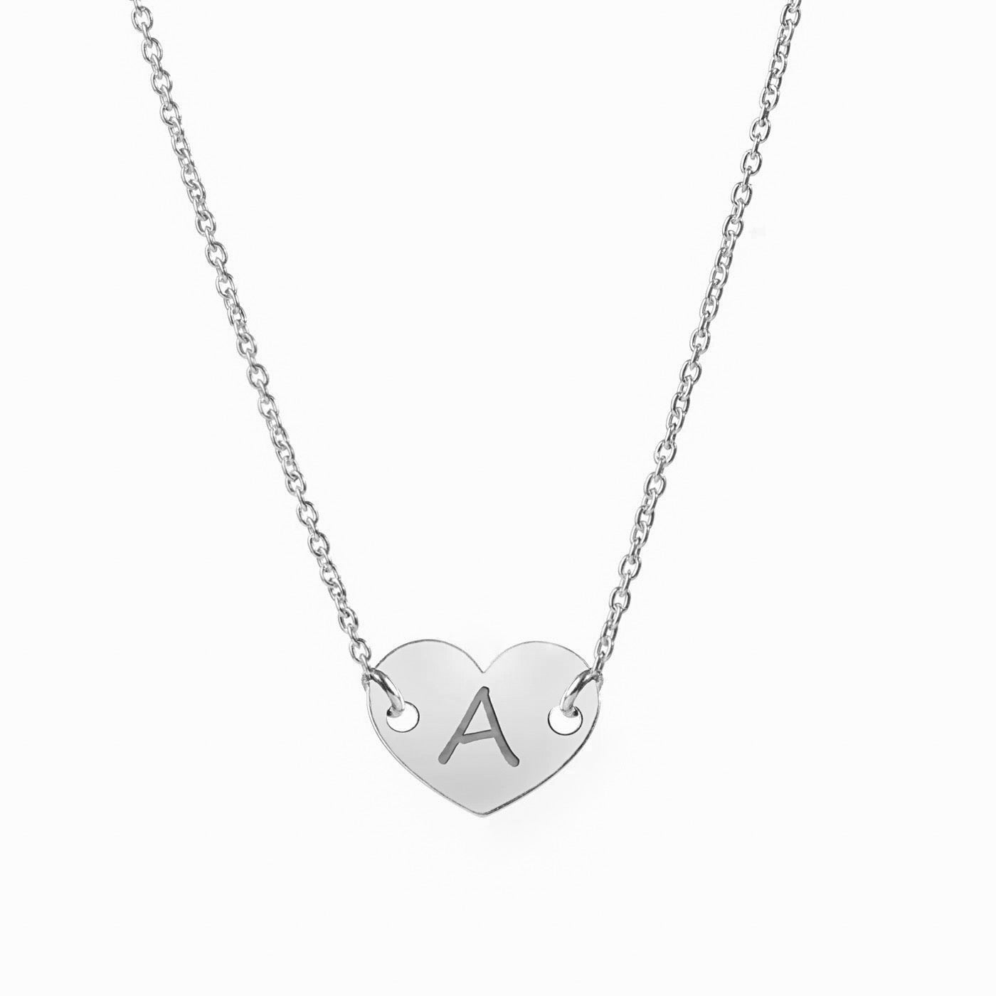 lantisor personalizat inimioara argint 925 12x10 mm maison stephanie