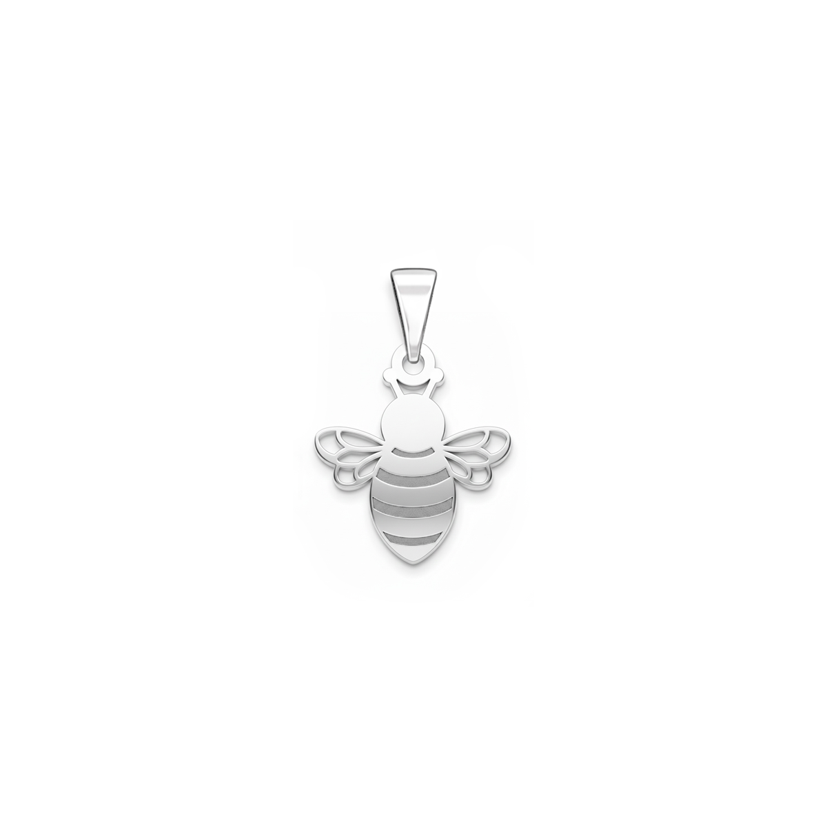 Martisor din argint 925 – Pandantiv cu ac de siguranță Albinuta