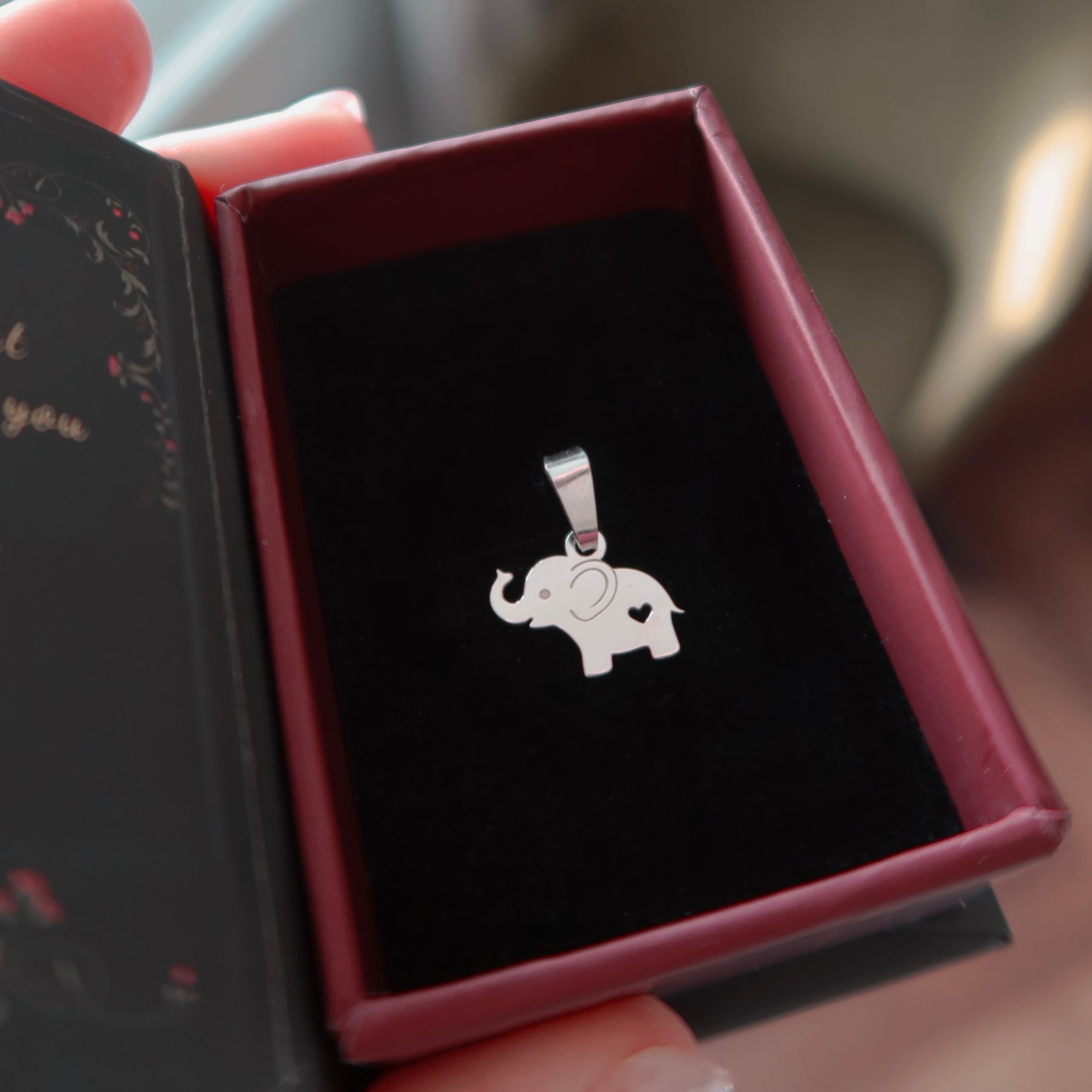 Martisor din argint 925 cu pandantiv elefantel