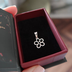 Martisor din argint 925 cu pandantiv floricică