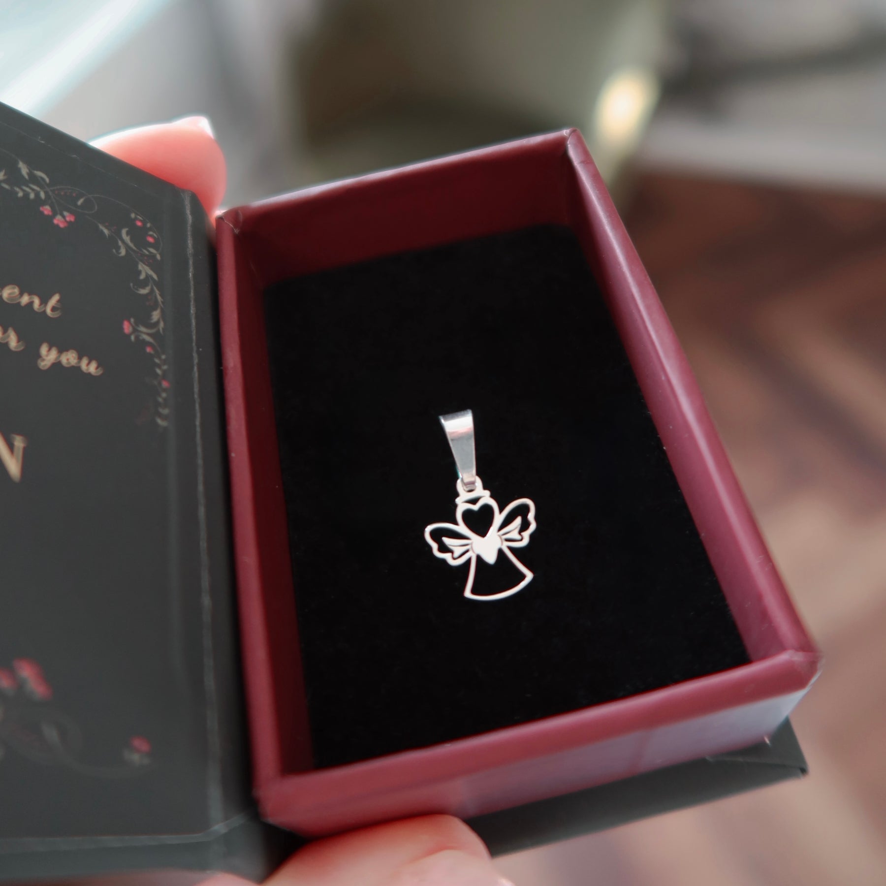 Martisor din argint 925 cu pandantiv ingeras