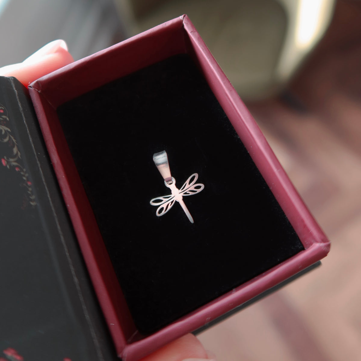 Martisor din argint 925 cu pandantiv libelula