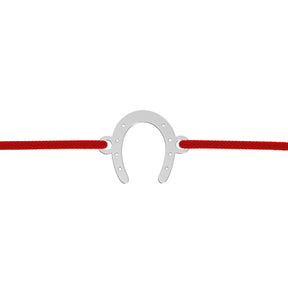 Brățară din argint 925 cu potcoavă, simbol al norocului. Cadou elegant de Mărțișor și 8 Martie pentru femei, colege și colaboratoare.