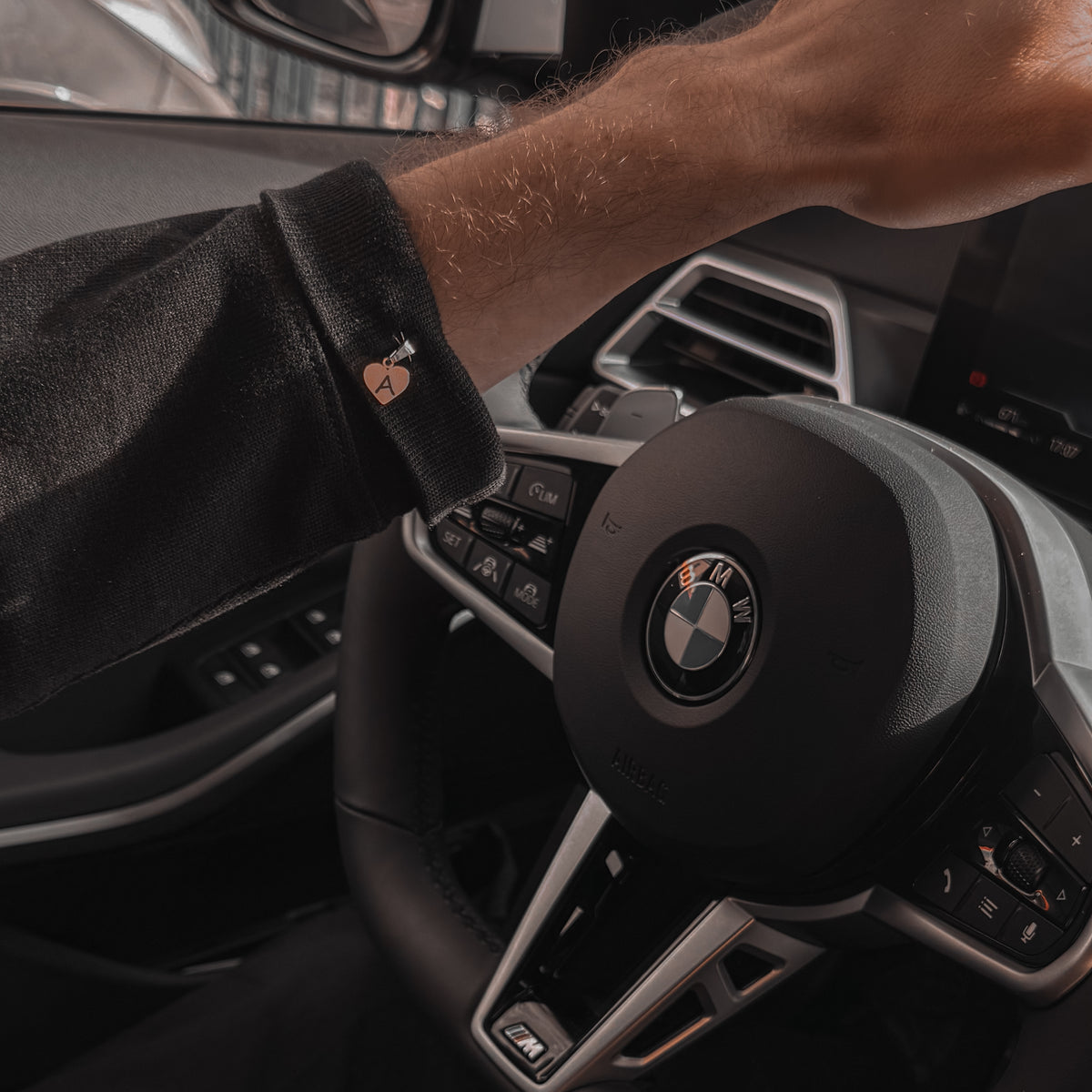 Pandant brosa inimioara din argint 925, personalizabila cu initiala – Maison La Stephanie