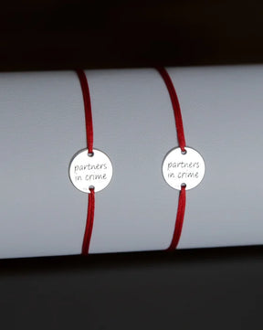 set bratari personalizate banut argint 925 Maison La Stephanie gravura barbati cadou aniversare