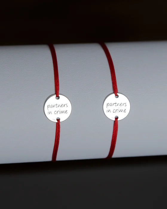 set bratari personalizate banut argint 925 Maison La Stephanie gravura barbati cadou aniversare