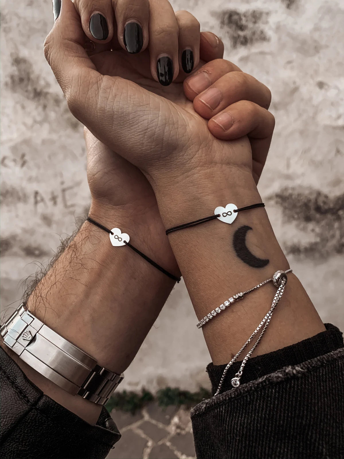 SET 2 BRATARI PERSONALIZATE INIMIOARA 12x10 MM ARGINT 925 bratari personalizate cadouri nunta