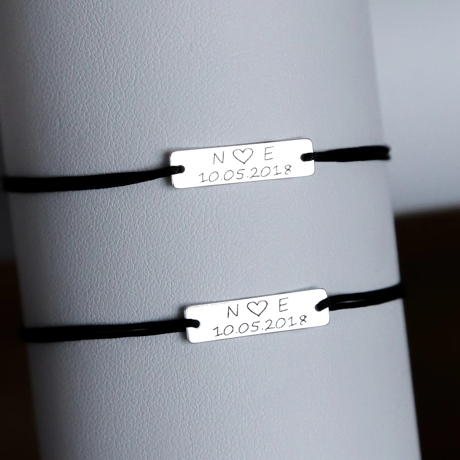 SET 2 BRATARI PERSONALIZATE PLACUTA 19x5 MM ARGINT 925 bratari personalizate cadouri el si ea