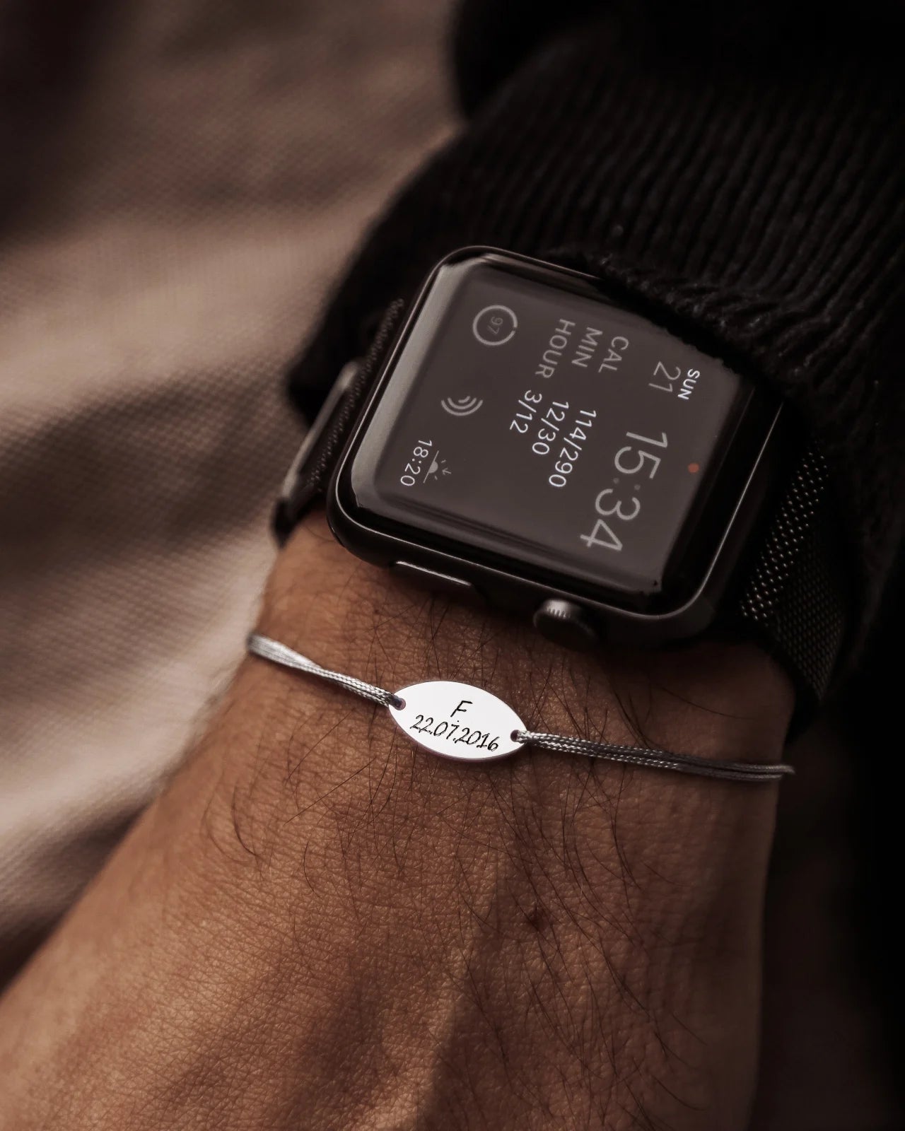 SET 2 BRATARI PERSONALIZATE PLACUTA OVALA 15x7 MM ARGINT 925 bratari personalizate cupluri