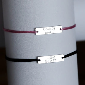 SET 2 BRATARI PERSONALIZATE PLACUTA 19x5 MM ARGINT 925 bratari personalizate aniversari