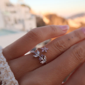 Inel Touch of Spring din argint 925, design delicat inspirat de natura – Maison La Stephanie