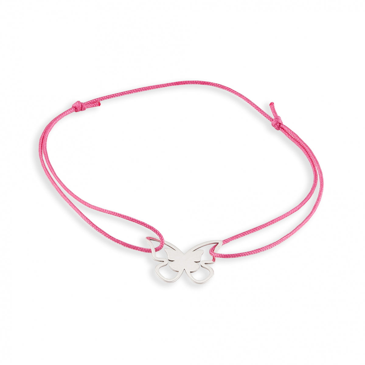 brățară argint 925 Lucky Charm Fluturaș cu șnur reglabil Maison La Stéphanie