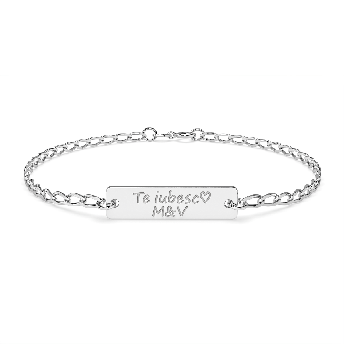 bratara barbati argint 925 personalizata gravura maison la stephanie