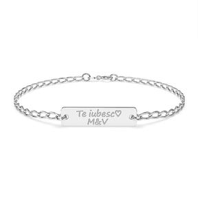 bratara barbati argint 925 personalizata gravura maison la stephanie