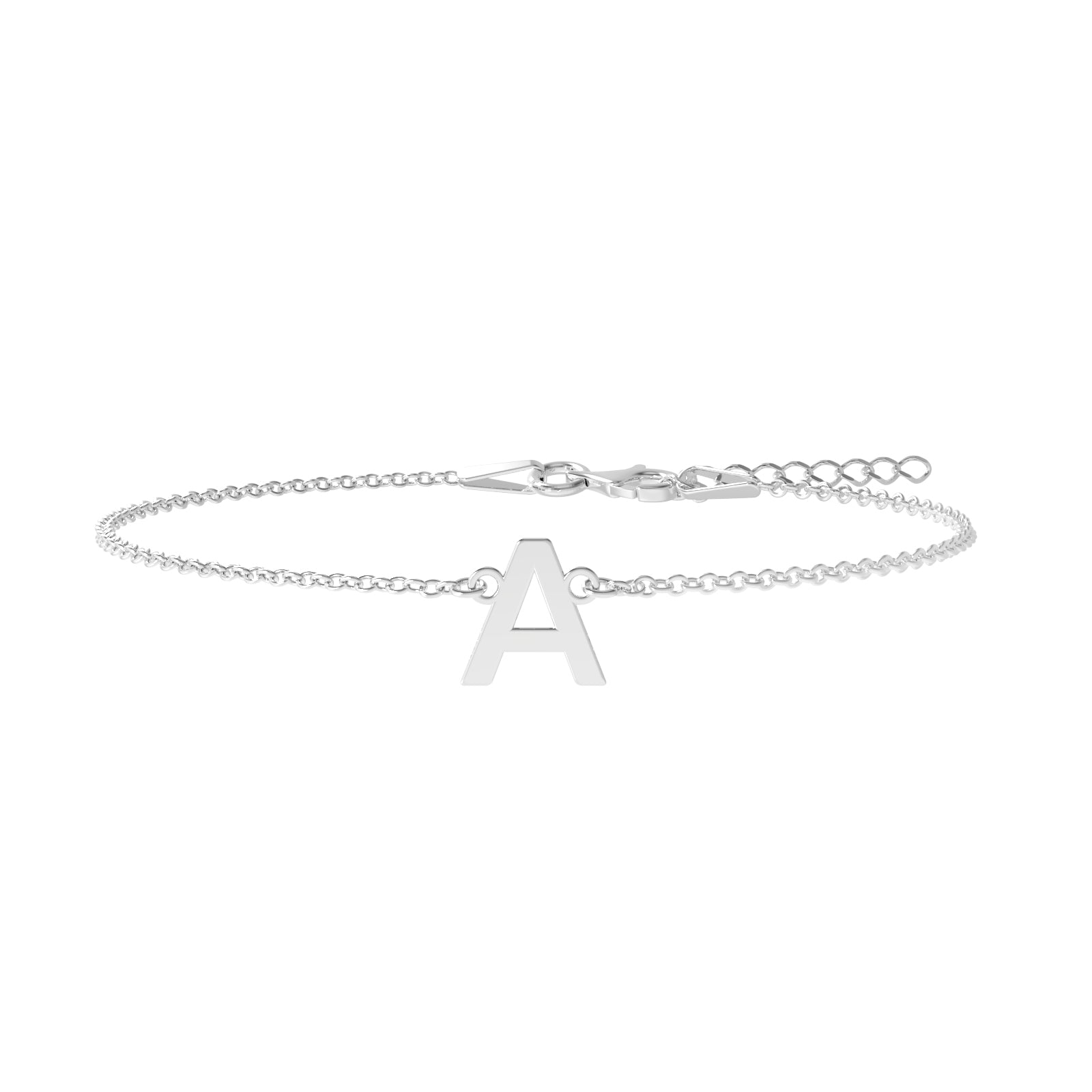 Brățară elegantă din argint 925, ideală ca dar personalizat cu inițială, perfectă pentru cadou de ziua ei, aniversare sau 1 martie. Descoperă bijuterii fine Maison La Stéphanie.