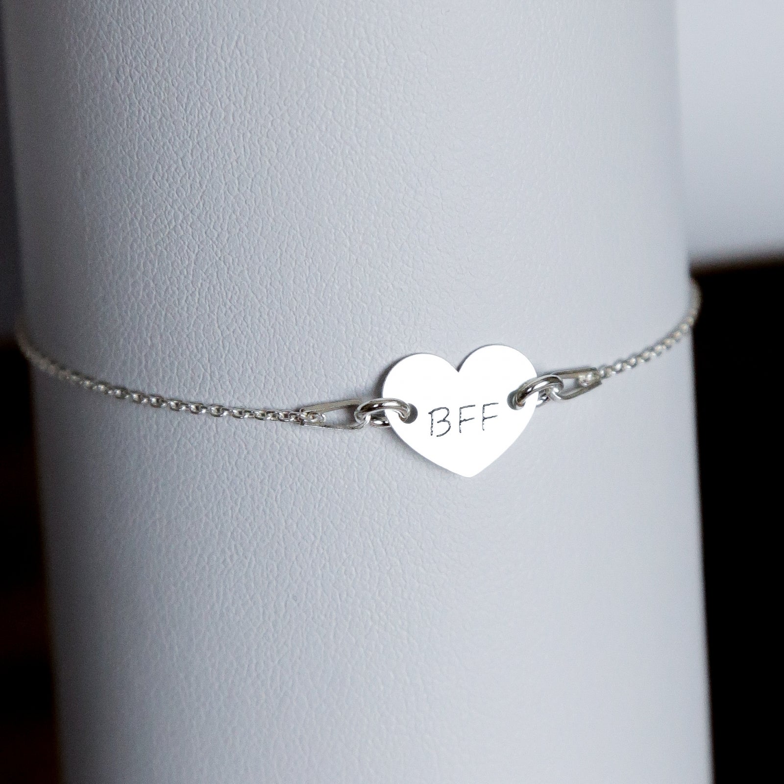 bratara personalizata inimioara argint 925 Maison La Stephanie gravura cadou aniversare