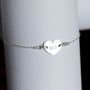 bratara personalizata inimioara argint 925 Maison La Stephanie gravura cadou aniversare