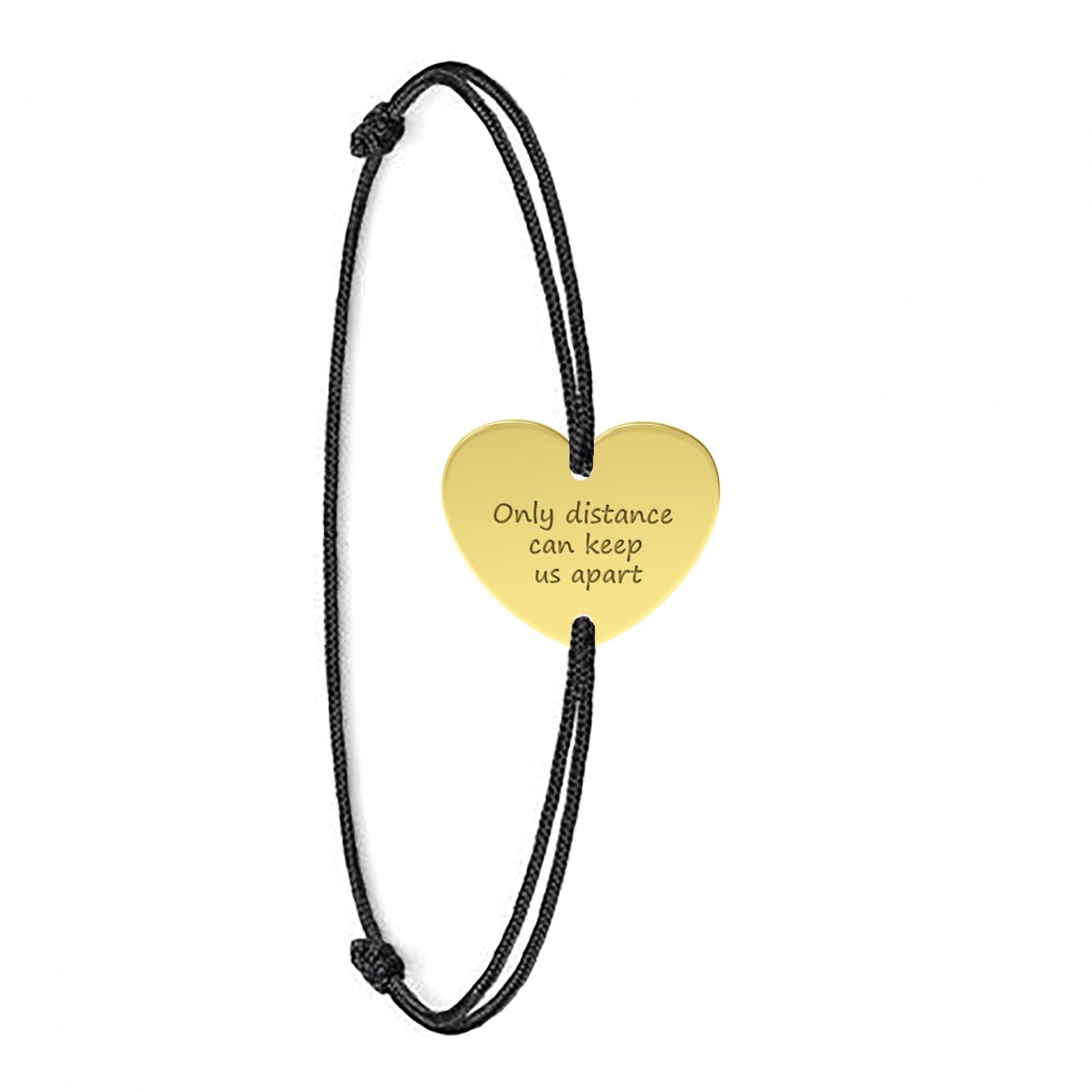 Brățară personalizată din argint 925 placat cu aur 18K, model inimă gravată – bijuterie elegantă Maison La Stéphanie, perfectă pentru cadou de iubire, aniversări sau ziua mamei.