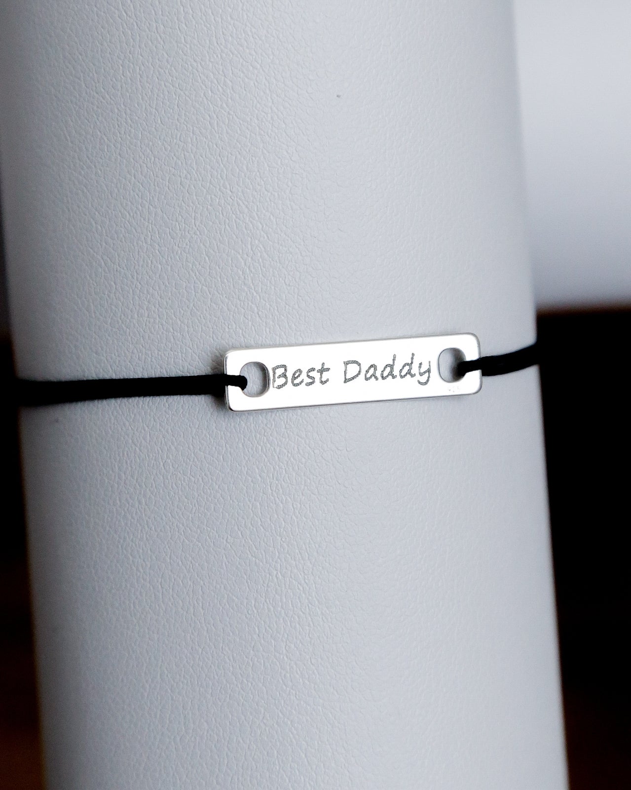 bratara personalizata argint 925 pe snur Maison La Stephanie