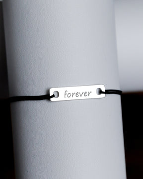 bratara personalizata argint 925 pe snur Maison La Stephanie