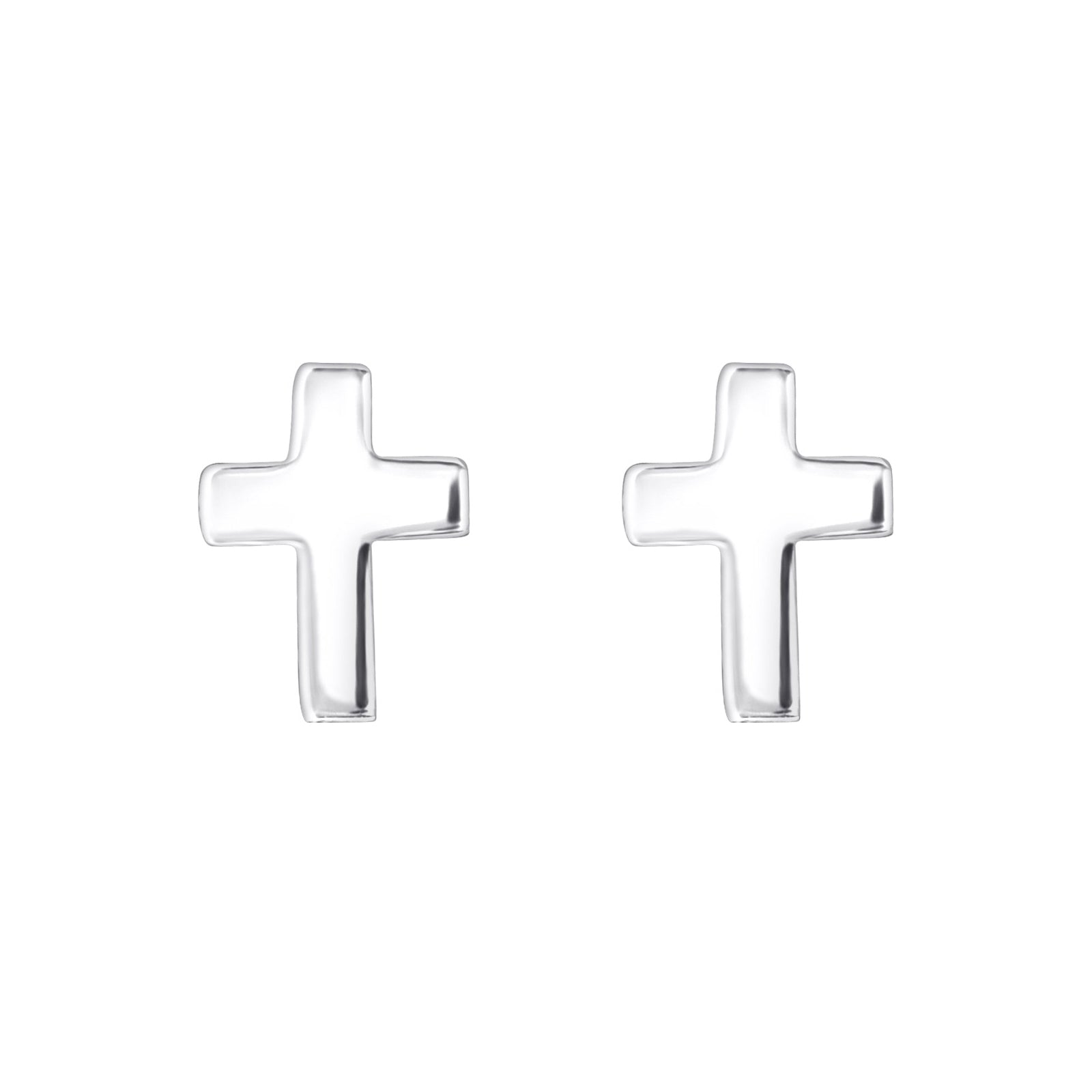 Cercei din argint 925 în formă de cruce – bijuterii fine, moderne, cu semnificație spirituală. Maison La Stéphanie.