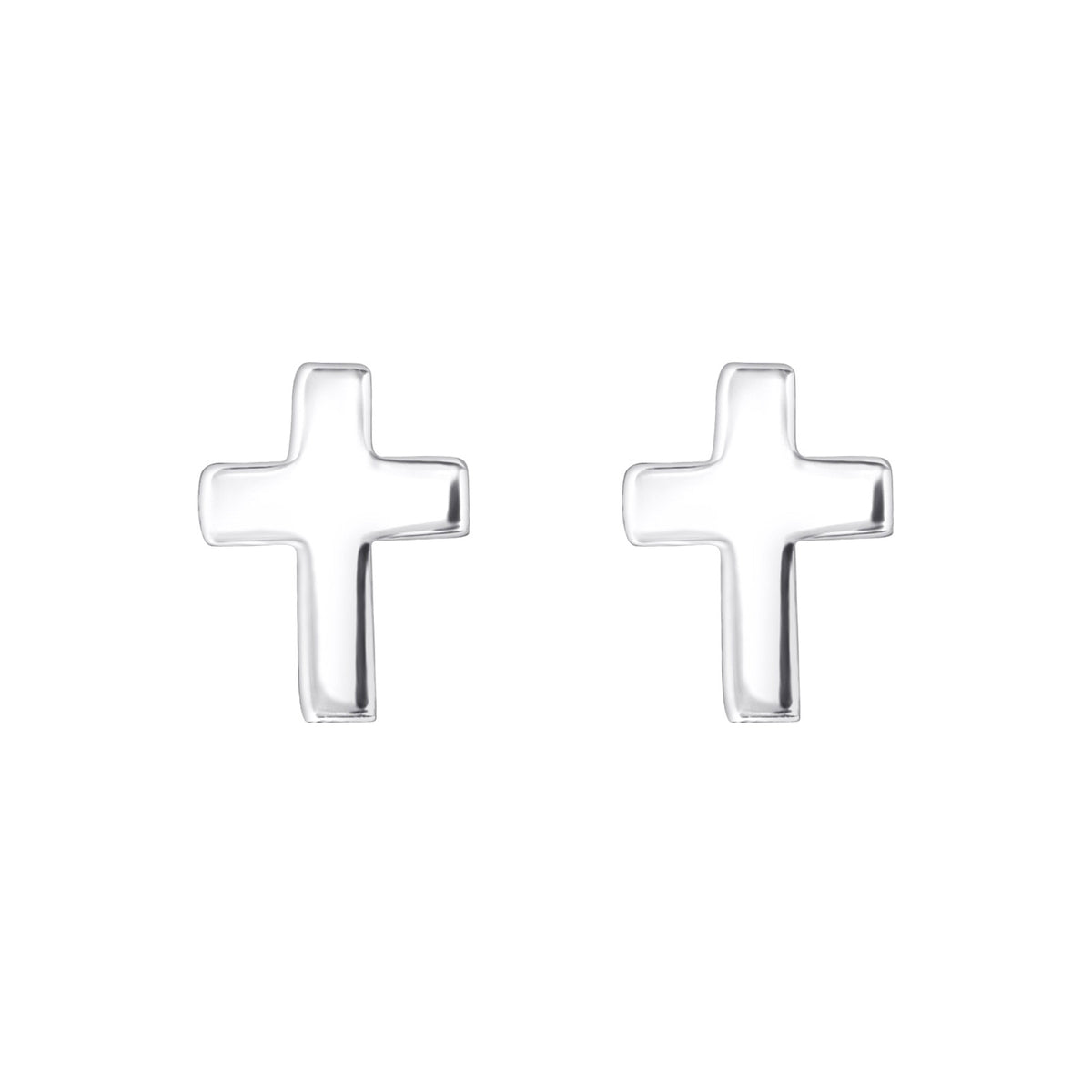 Cercei din argint 925 în formă de cruce – bijuterii fine, moderne, cu semnificație spirituală. Maison La Stéphanie.