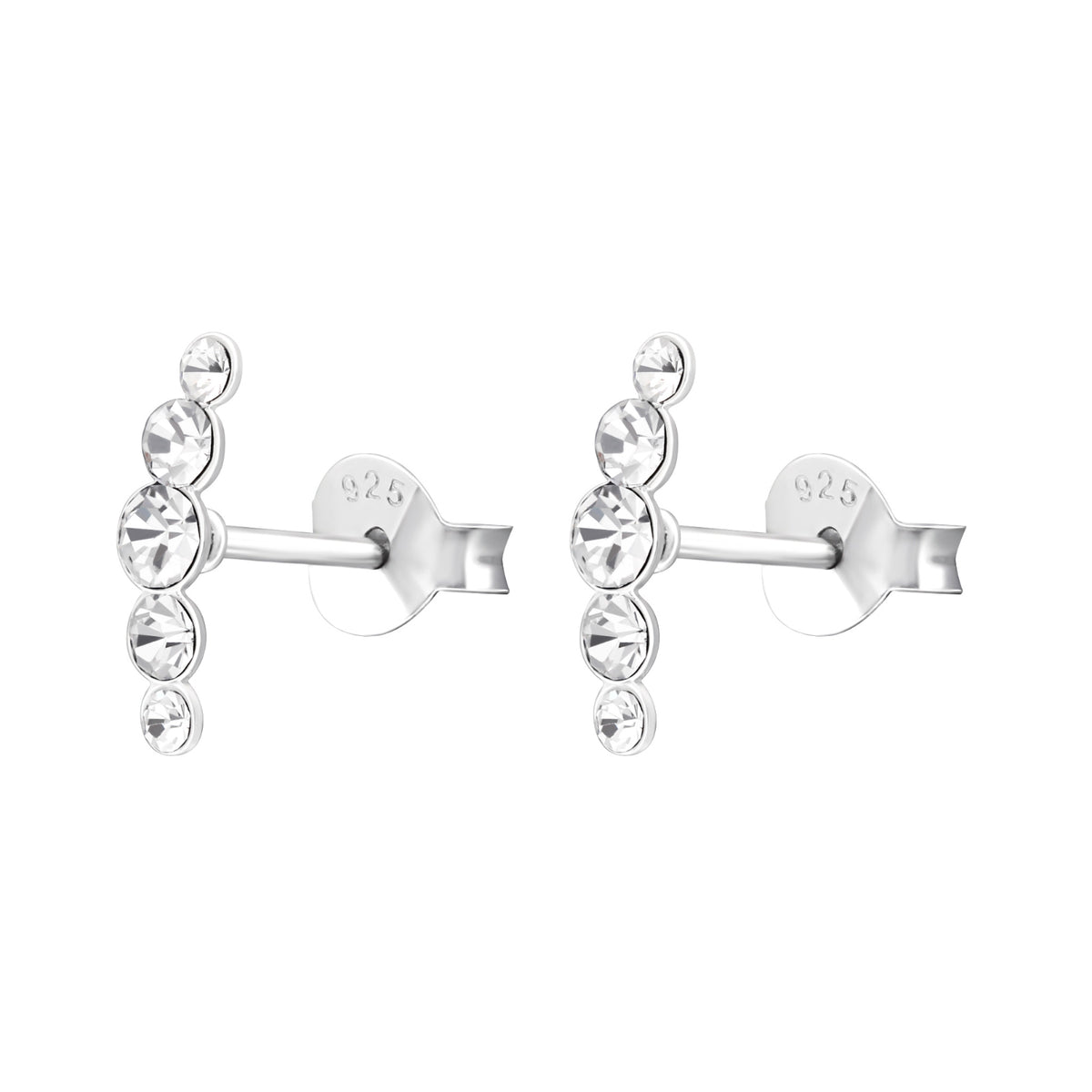 Cercei Diamond Romance din argint 925 cu zirconii albe – bijuterie elegantă, potrivită pentru orice ocazie.Maison la Stephanie   