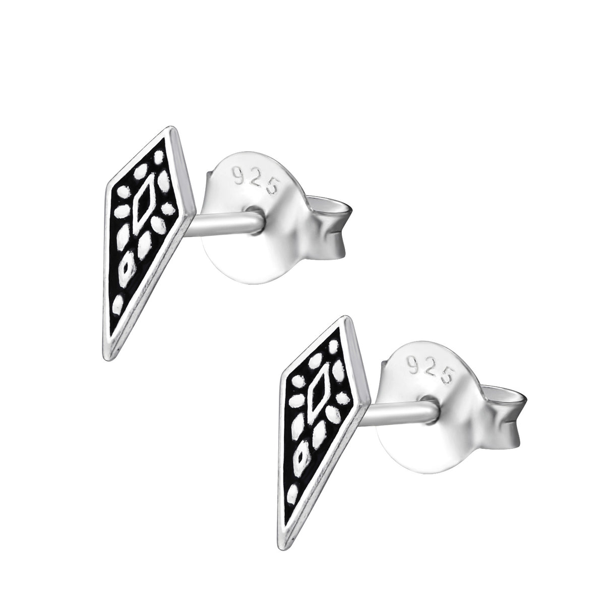 CERCEI ARGINT MOTIV AFRICAN 