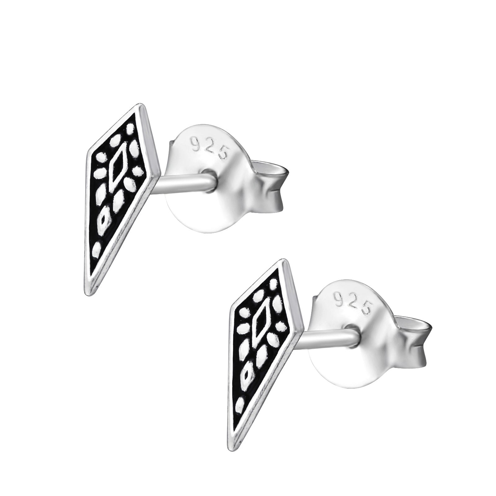 CERCEI ARGINT MOTIV AFRICAN 