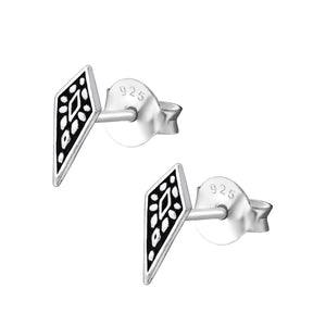 CERCEI ARGINT MOTIV AFRICAN 