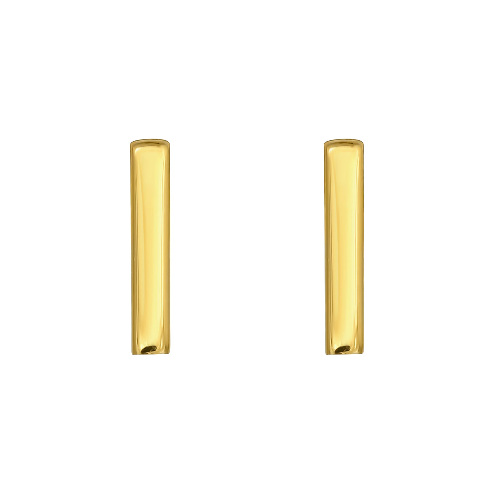 Cercei argint placat cu aur BAR cercei 