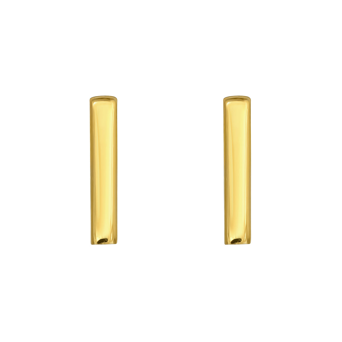 Cercei argint placat cu aur BAR cercei 