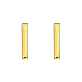 Cercei argint placat cu aur BAR cercei 