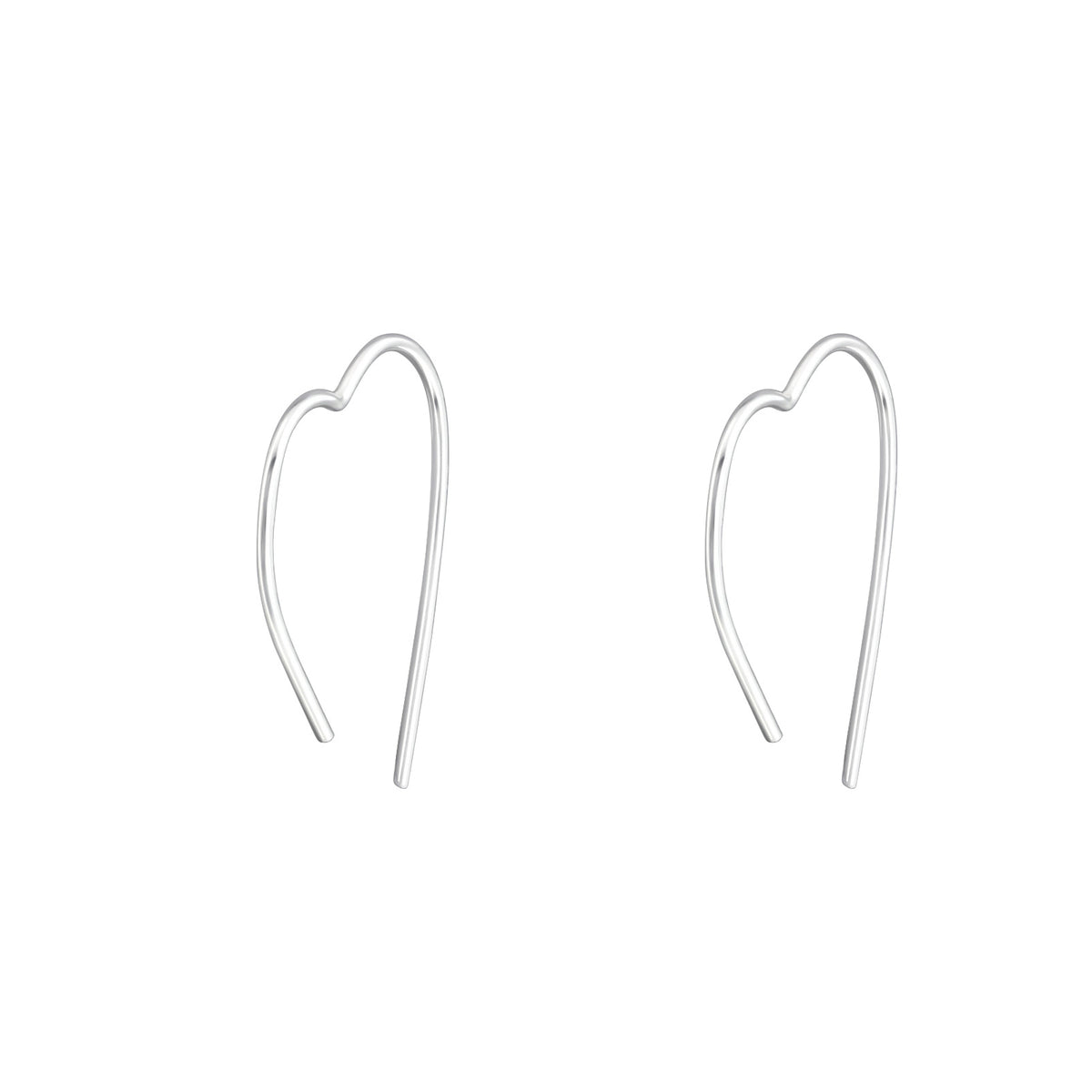 Cercei Big Hearts din argint 925 – cercei inimă mari, minimal și eleganți, semnați Maison La Stéphanie.