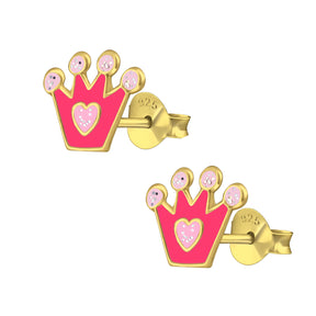 CERCEI FETITE GOLD CROWN cercei copii 