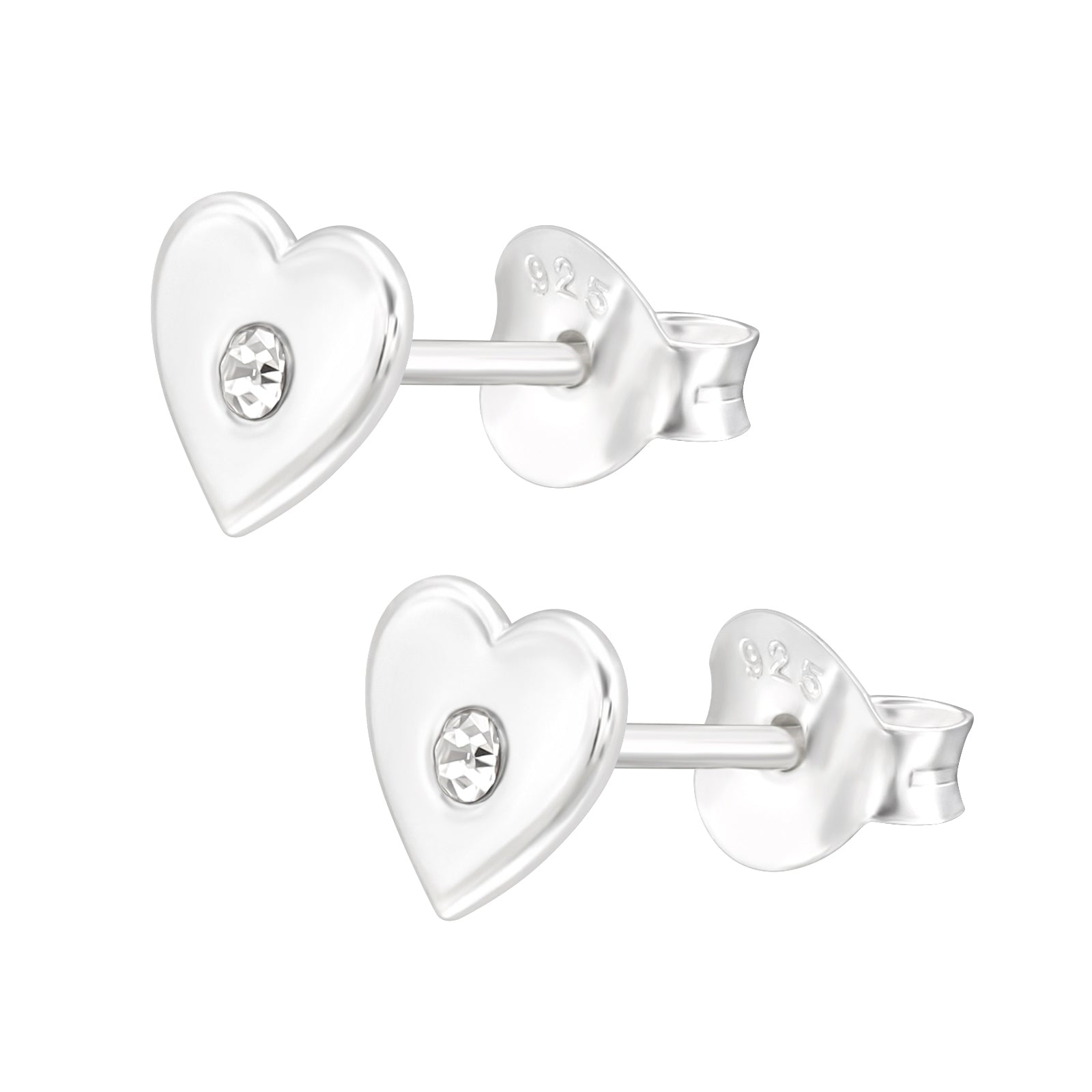 Cercei inimioară din argint 925 cu pietricică zirconiu strălucitoare — bijuterii fine Maison La Stéphanie, perfecte ca dar elegant pentru iubită, fiică sau prietenă. Design clasic, delicat și ușor de purtat.