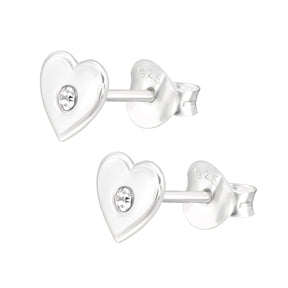 Cercei inimioară din argint 925 cu pietricică zirconiu strălucitoare — bijuterii fine Maison La Stéphanie, perfecte ca dar elegant pentru iubită, fiică sau prietenă. Design clasic, delicat și ușor de purtat.