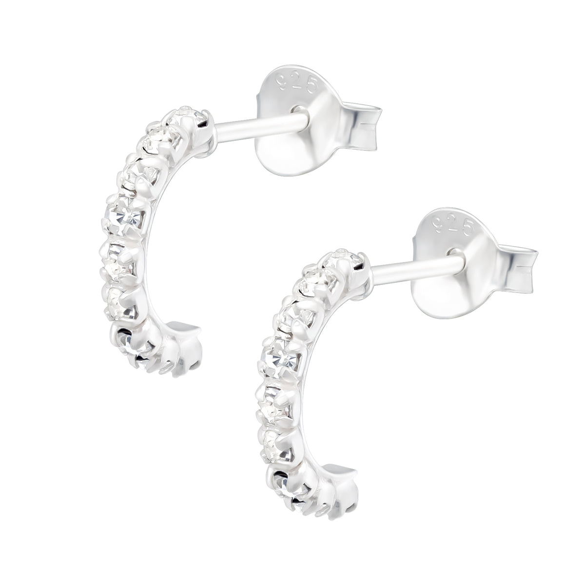 Cercei Kendra din argint 925 cu pietre zirconiu – bijuterii elegante, fine și strălucitoare, potrivite pentru purtare zilnică sau evenimente speciale.