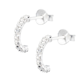 Cercei Kendra din argint 925 cu pietre zirconiu – bijuterii elegante, fine și strălucitoare, potrivite pentru purtare zilnică sau evenimente speciale.